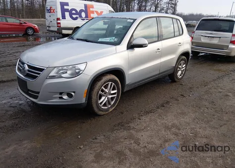 2011 Volkswagen Tiguan S from USA, damaged, VIN WVGBV7AX5BW560977